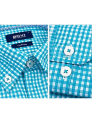 Camisa Cuadrille Manga Larga (Cuadro Mediano)