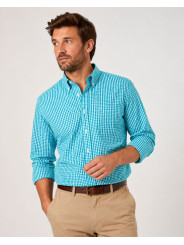 Camisa Cuadrille Manga Larga (Cuadro Mediano)