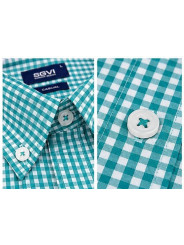 Camisa Cuadrille Manga Larga (Cuadro Mediano)