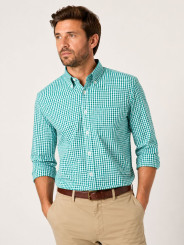 Camisa Cuadrille Manga Larga (Cuadro Mediano)