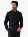Camisa Diagonal Manga Larga