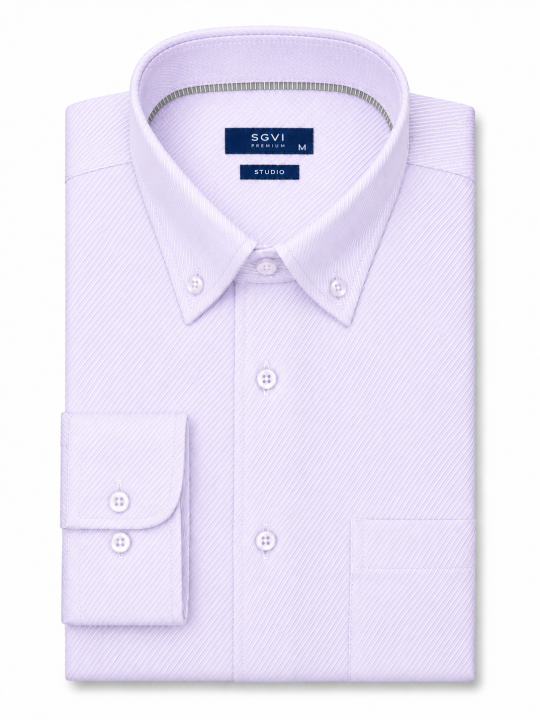 Camisa Diagonal Manga Larga