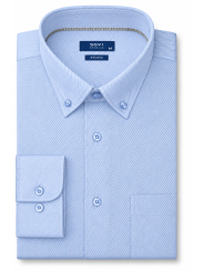 Camisa Diagonal Manga Larga