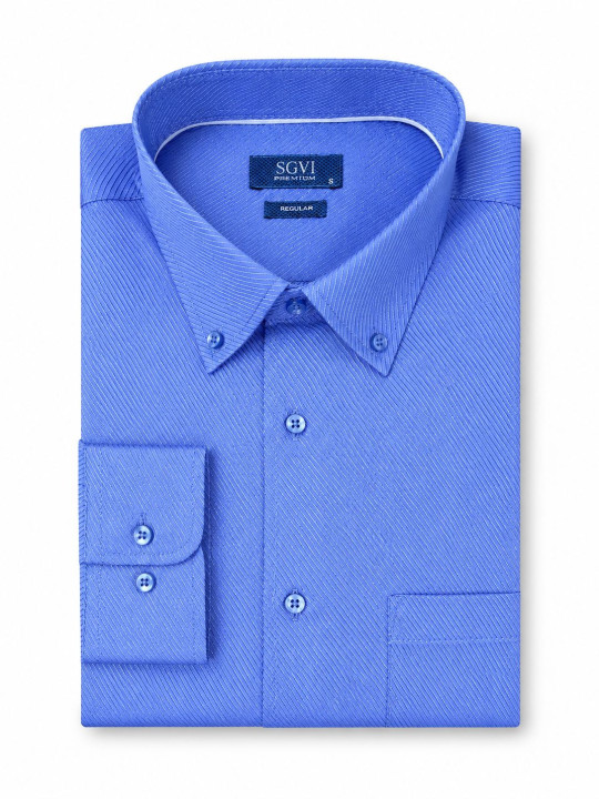 Camisa Diagonal Manga Larga