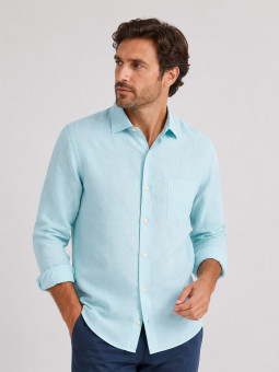 Camisa Lino M/L