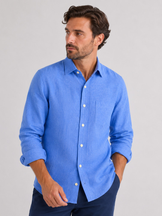 Camisa Lino M/L