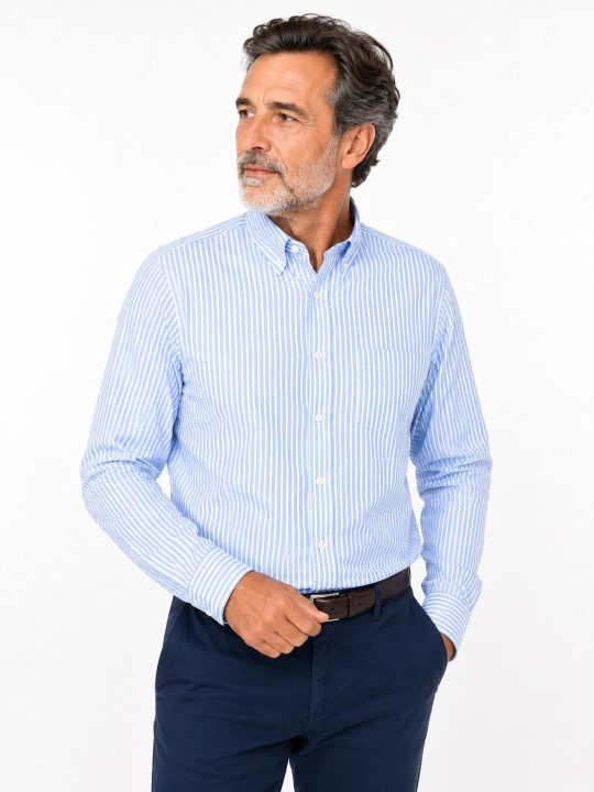 Camisa Oxford Listada