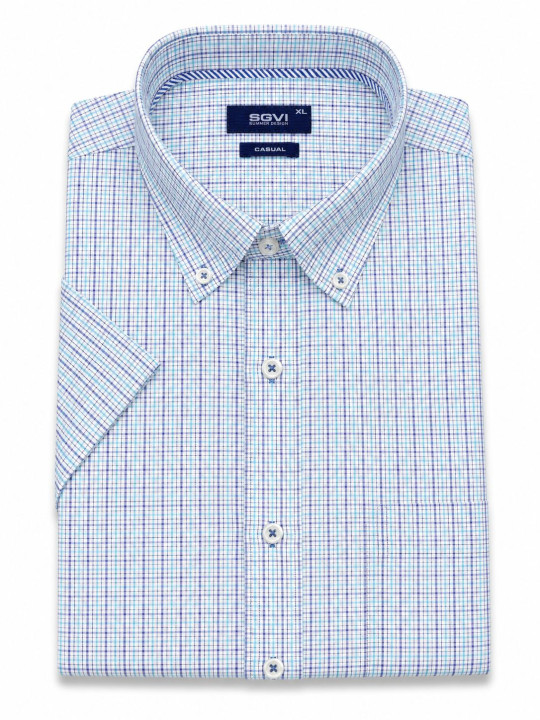 Camisa Cuadros Premium M/C