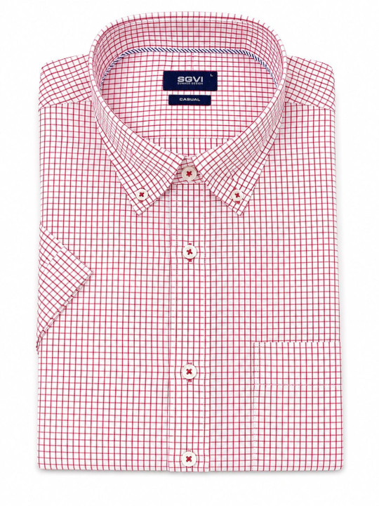 Camisa Cuadros Premium M/C