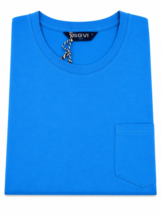 Polera Polo Lisa con Bolsillo