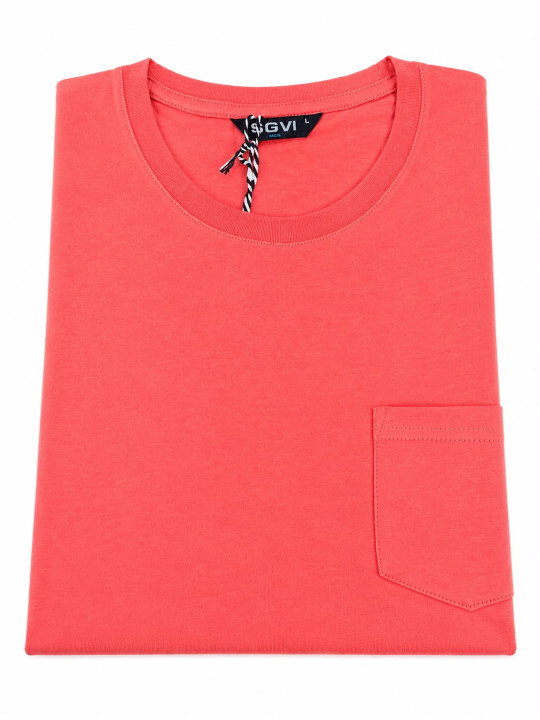 Polera Polo Lisa con Bolsillo