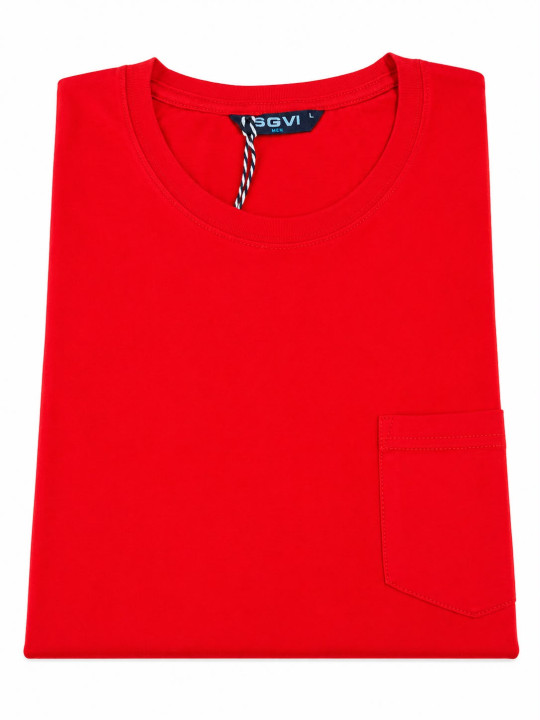 Polera Polo Lisa con Bolsillo