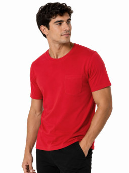 Polera Polo Lisa con Bolsillo