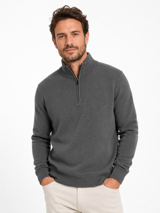 Sweater Medio Cierre